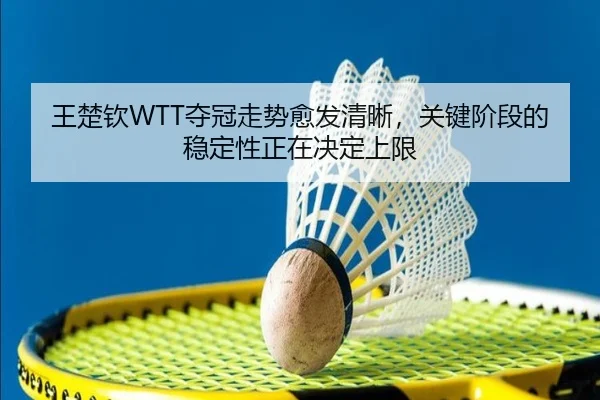 王楚钦WTT夺冠走势愈发清晰，关键阶段的稳定性正在决定上限 - leyu